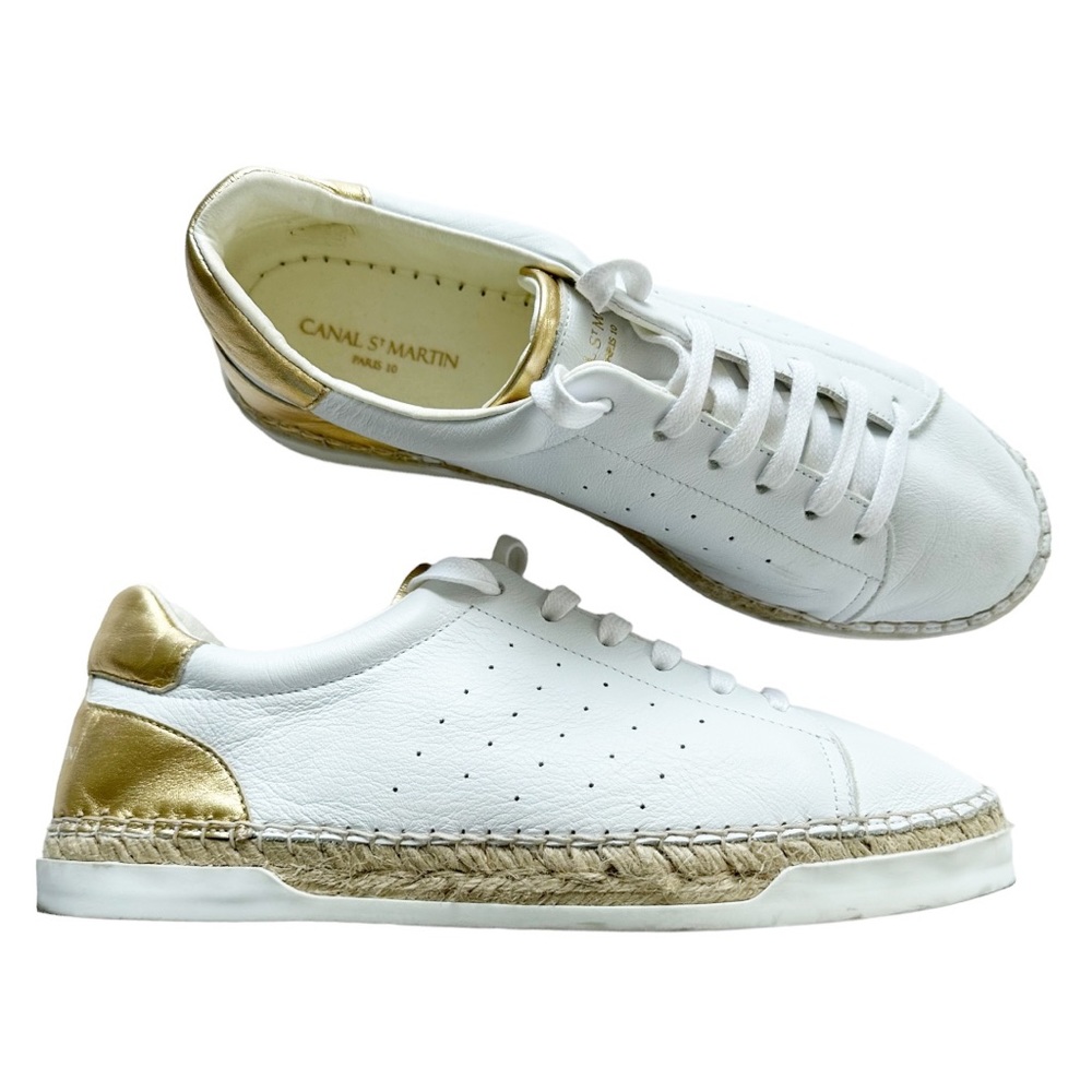 Canal St. Martin • Leather Eapadrille Sneakers